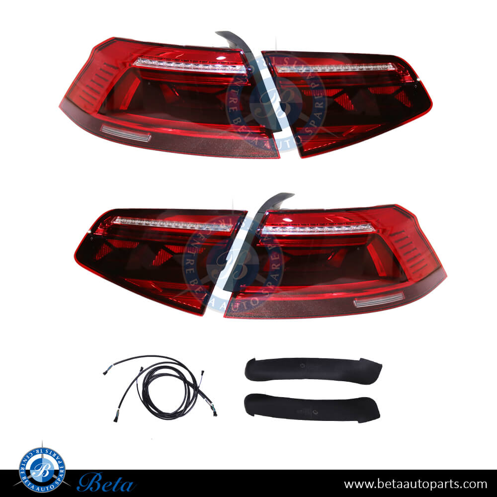 Tail Lamps Upgrade to 2020 B8.5 Look for Volkswagen Passat B8 2015-2019 models, Part Number 3G5945095F / 3G5945096F Tail Lamps Upgrade to 2020 B8.5 Look for Volkswagen Passat B8 2015-2019 models, Part Number 3G5945095F / 3G5945096F